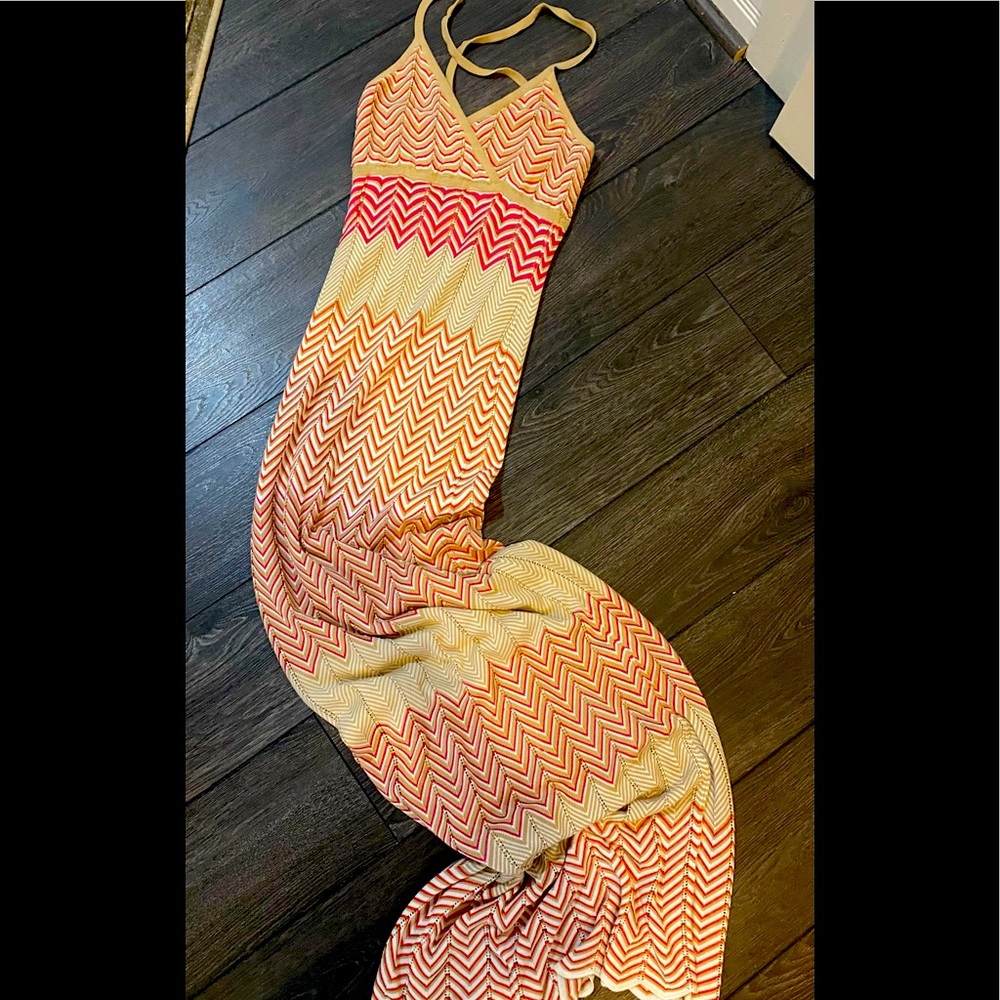 BEBE maxi dress MISSONI style xs excellent condition